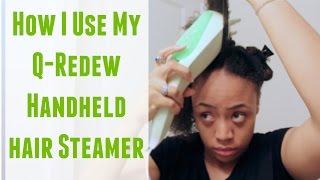 Q-Redew Handheld Hair Steamer | NATURALLY KAI