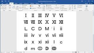 How to Insert Roman Numerals in Word: How to Type Roman Numbers in Word