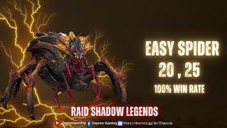 Easy Spider 20,25 speed run I Raid Shadow Legends