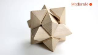 How to solve the low poly wooden brain teaser puzzle