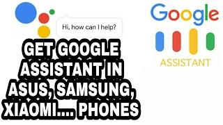 Get Google Assistant in Xiaomi Redmi, Asus zenfone, Samsung... Marshmallow phones | AnzysViews