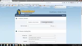 How to Set Up a Hosting Account on Hostgator - Hostgator video tutorial