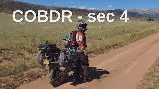 COBDR section 4 (in reverse) - Hagerman Pass - on the Honda Africa Twin