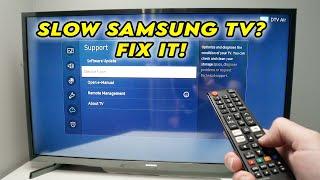 How to Fix Slow Samsung Smart TV (Laggy and Non Responsive)