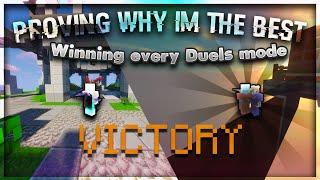 PROVING WHY IM THE BEST (Playing every Hypixel Duels Mode)