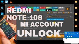 redmi note 10s mi account remove permanent unlock tool