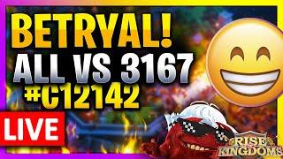 BETRAYAL - ALL VS 3167 !!!  LIVE!  #C12142 #3165 #3167 #3171 #3178