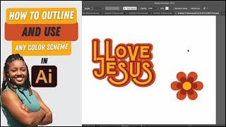 How to Outline & Use Any Color Scheme in Adobe Illustrator