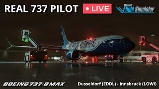 iFly 737 Max flown by Real 737 Pilot | Christmas Flight to Innsbruck! | Microsoft Flight Simulator