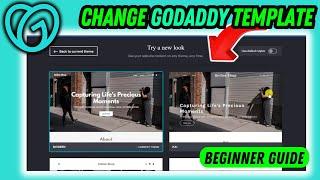 How to change website template on godaddy [2024 UPDATED]
