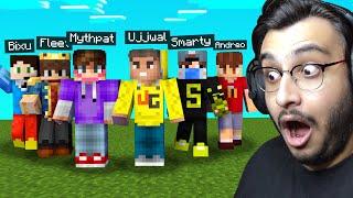 THE BIGGEST MINECRAFT COLLAB OF INDIA EVER | RAWKNEE