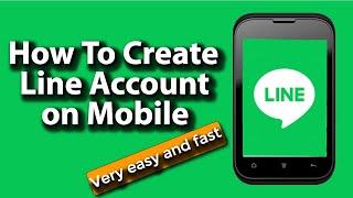 How to create line account || How to create new line account || Create A LINE Account 2021