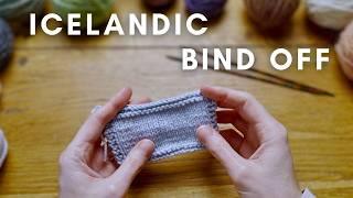 How to Knit the Icelandic Bind Off: Stretchy & Decorative Edge for Your Knits!