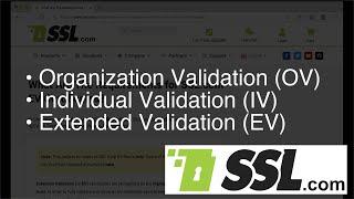 Validation Requirements for OV, IV, and EV Certificates