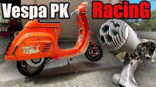 Vespa PK XL Racing  MOTOR PINASCO ZUERA VTR Lamellare Big Bore . Vlog 111. 4k