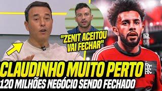 AGORA! RIZEK SURPREENDEU a TODOS e CRAVOU! "CLAUDINHO é DO FLAMENGO" MERCADO da BOLA do MENGÃO