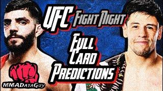 UFC Edmonton Full Card Predictions and Analysis