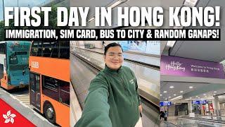 HONG KONG VLOG: Airport Arrival, Immigration, Sim Card, Bus To City & Random Ganaps | Ivan de Guzman