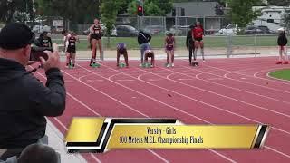 M.E.L. T&F Championship Finals - 100m Varsity (Girls)