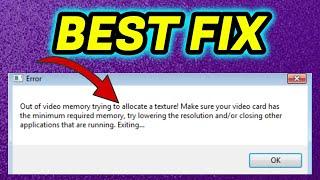 How to Fix Fortnite Out of Video Memory Trying to Allocate a Texture Error / Epic Games Launcher