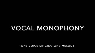 Monophony Examples