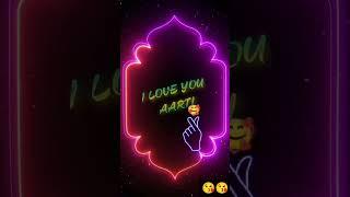 I LOVE YOU AARTI ||#love #lovestatus#lovesong #lovestory #indan#army #armylover #armystatus #mrbis