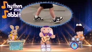 Footsteps Music Video | Rhythm With Rabbit | Preschool Education