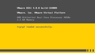 Vmware: ESXi 4: Installing VMWare ESXi as Virtual Machine