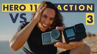 GoPro Hero 11 Vs DJI Action 3 | 2022 KING of ACTION CAMS?