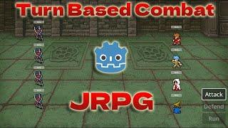 JRPG Turn Based Combat Tutorial in Godot 4