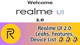 Realme UI 2.0 Leaks | Realme UI 2.0 Device List | Realme UI 2.0 Eligible Device | #realmeUI2.0 