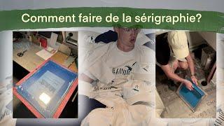 Comment faire de la sérigraphie? (Préparation du cadre )