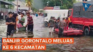 Gorontalo Diterjang Banjir Bandang, 6 dari 9 Kecamatan Tergenang