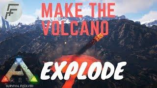 Make the Volcano Explode! - ARK: Survival Evolved