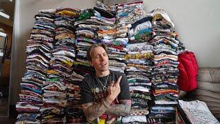 I Bought 500 Vintage Tees For $30,000