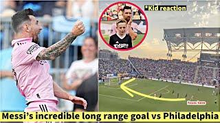 Reaction to Messi's incredible long range goal vs Philadelphia Union 