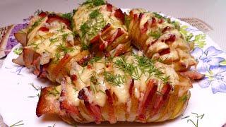So tasty that nothing is left on the table! DELICIOUS SIMPLE! Potato accordion in the oven, potatoes