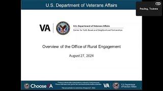 Overview of Office of Rural Engagements 08.27.2024