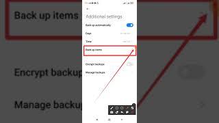 WhatsApp data not enable automatically backup mode | Redmi Note 10 and Xiaomi