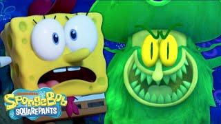 Kamp Koral Gets Attacked By The Flying Dutchman! ‍️ | Full Scene | SpongeBob