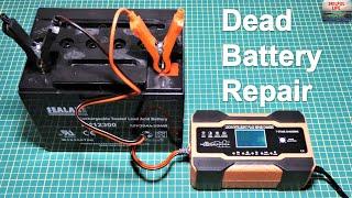 HOW TO REPAIR A DEAD BATTERY AND EXTEND ITS LIFE | LEAD ACID AGM GEL WET DESULFURIZTION PULSE CHARGE