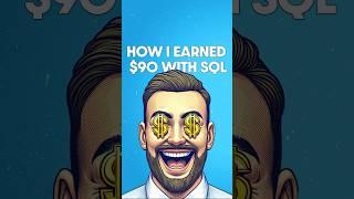Earn $90 in Just 2 Minutes with Simple SQL  #coding