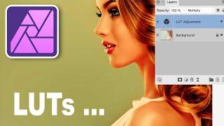 Affinity Photo LUT Adjustments Adding Looks For Amazing Colors | How-To Tutorial