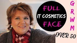 GRWM Over 50 | ONE BRAND MAKEUP TUTORIAL IT COSMETICS  