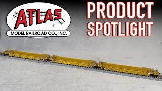 HO Scale Thrall Articulated Well Car Intermodal Atlas Master Product Spotlight