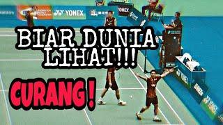 SAH DICURANGIN !! Pertandingan AHSAN dan HENDRA BIKIN EMOSI. Great Daddies!! Akhirnya ke Semifinal