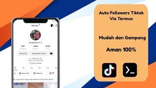 Followers tiktok via termux