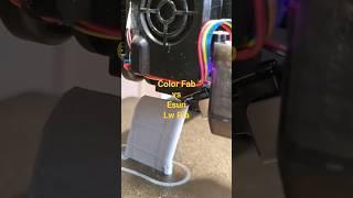 3 D Print, Betthaftung und  Printing Temperature e-Sun, vs. colorfab LW Pla