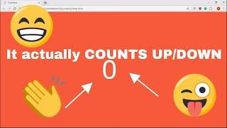 How to make a Count UP/DOWN TIMER in Javascript