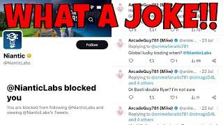 Niantic CONTINUES To Wimp Out & BLOCK Their Pokémon GO Players Over Mere CRITICISMS!!